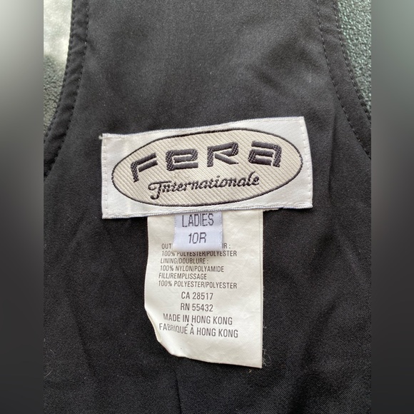 FERA women’s bib in black - Picture 2 of 5